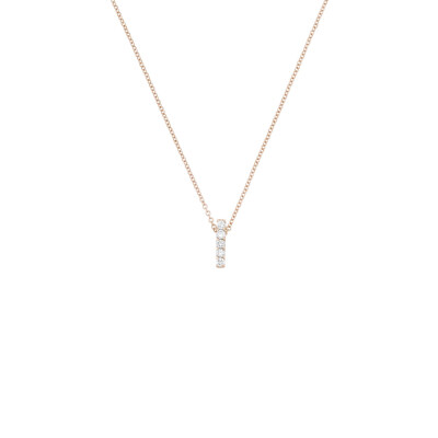 Pendentif SoHo en or rose et diamants