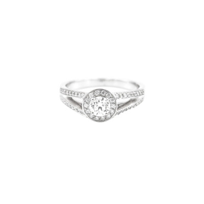 Bague or blanc et diamants