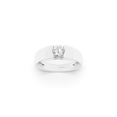 Bague Bulles en or blanc et diamant certifié