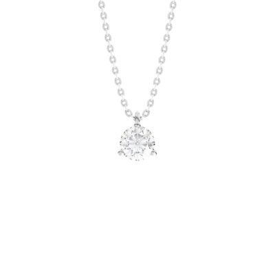 Collier Infini en or blanc & diamant certifié