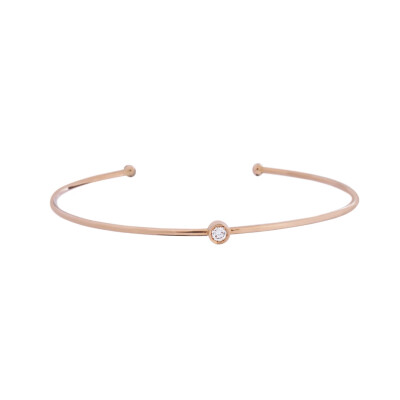 Bracelet Bulles en or rose et diamant