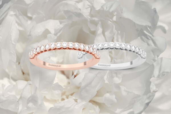 Sélection d'alliances en diamants