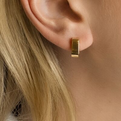 Boucles d'oreilles créoles SoHo en or jaune