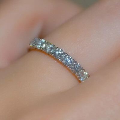Alliance Infini en or blanc et diamants