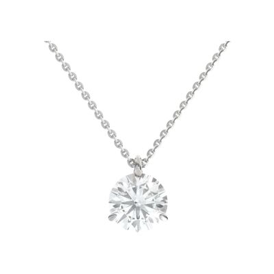 Collier Infini en or blanc et diamant