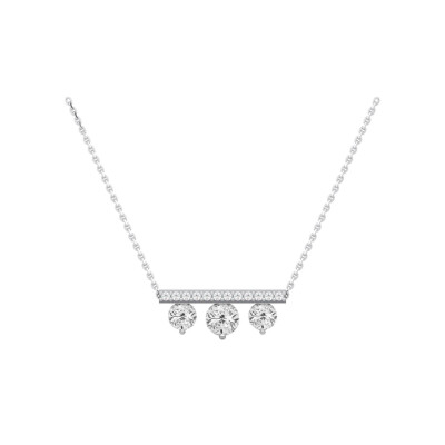 Pendentif SoHo en or blanc et diamants