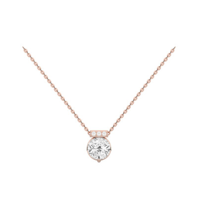 Pendentif SoHo en or rose et diamants