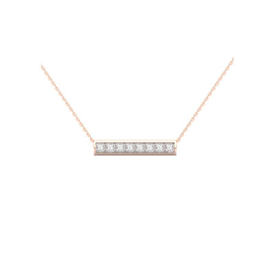 Collier 1897 en or rose et diamants