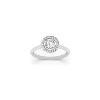 Solitaire 1897 en or blanc et diamants