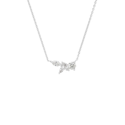 Collier Infini en or blanc et diamants