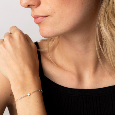 Bracelet Bulles en or blanc et diamant