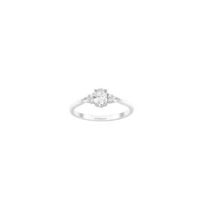 Solitaire Infini en or blanc et diamants