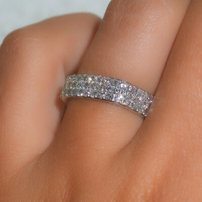 Alliance SoHo demi-tour diamants en or blanc