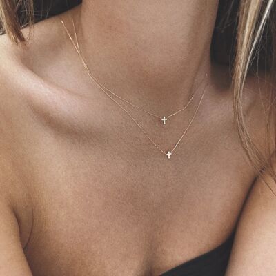 Collier Vanrycke Teresa or rose et diamants