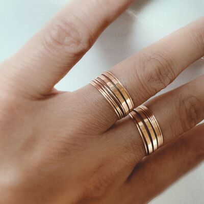 Bague Vanrycke Margherita en or rose
