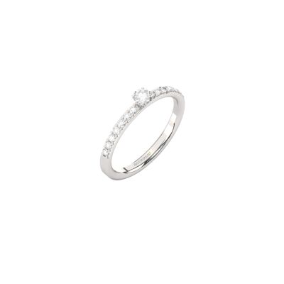 Bague Infini en or blanc et diamants