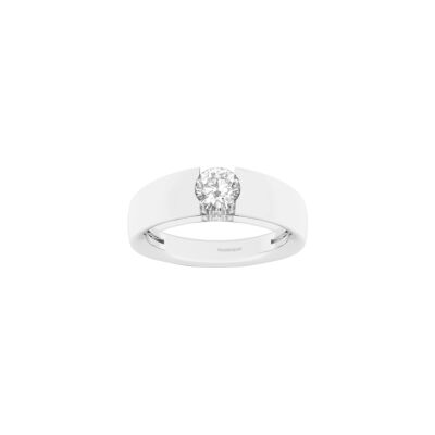 Bague Bulles en or blanc et diamant certifié