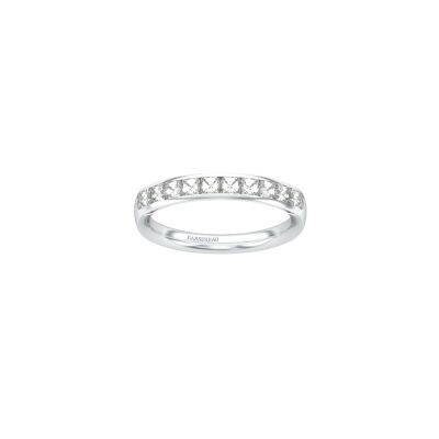 Alliance Infini en or blanc et diamants