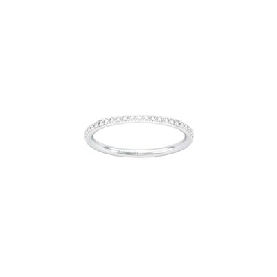 Alliance Infini en or blanc et diamants