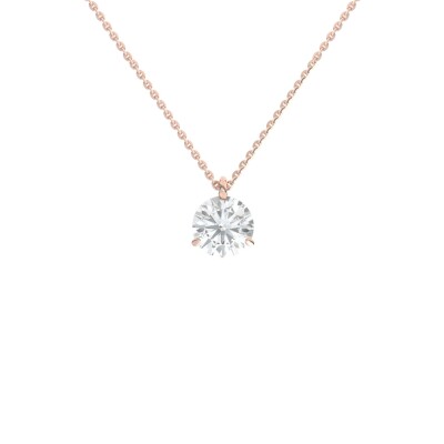 Collier Infini en or rose et diamant