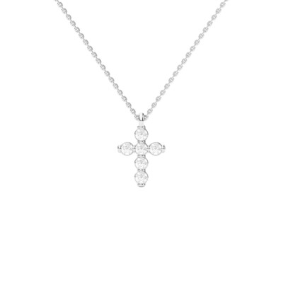 Pendentif Bulles en or blanc et diamants