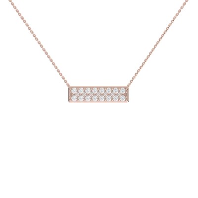 Collier SoHo en or rose et diamants