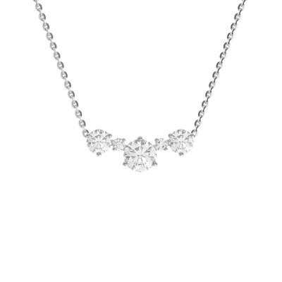 Pendentif Infini en or blanc et diamants