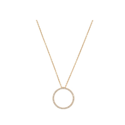 Collier en or jaune et diamants