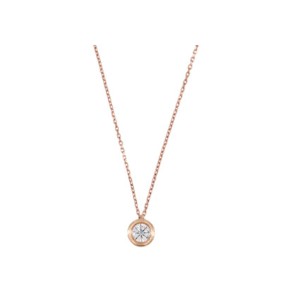 Collier Bulles en or rose et diamant