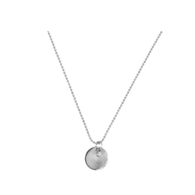 Collier Luna B en or blanc et diamant