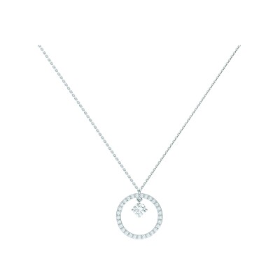 Collier 1897 en or blanc, diamant et entourage diamants