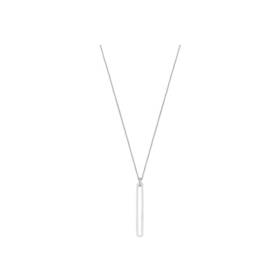 Collier Luna B en or blanc et diamants