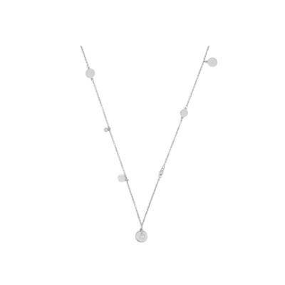 Collier Luna B en or blanc et diamants