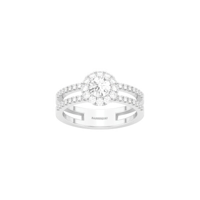 Bague 1897 en or blanc et diamants sur or blanc certifié