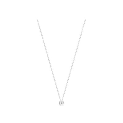 Collier Infini en or blanc et diamant certifié