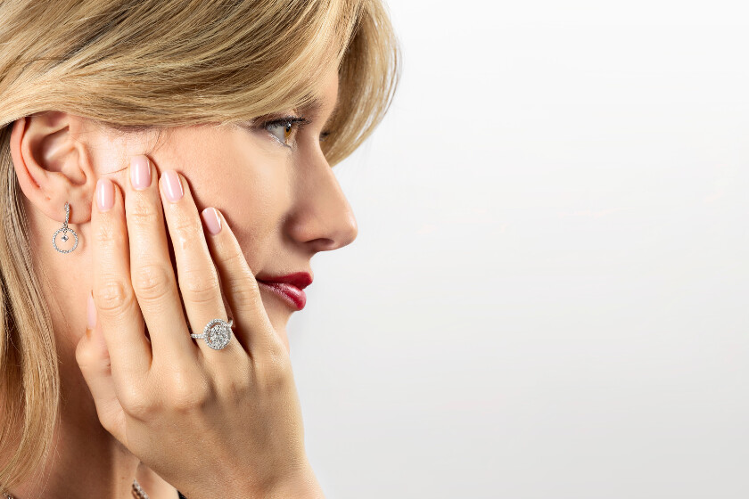 Collier Bassereau en or 18 carats et diamants