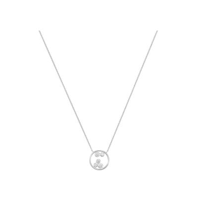 Collier Bulles en or blanc et diamants