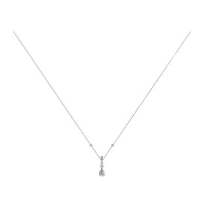 Collier Infini en or blanc et diamants