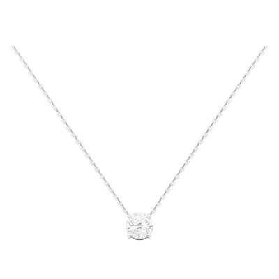 Collier Infini en or blanc et diamant certifié