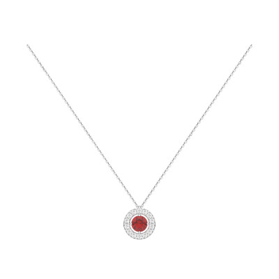 Collier 1897 en or blanc, rubis et diamants