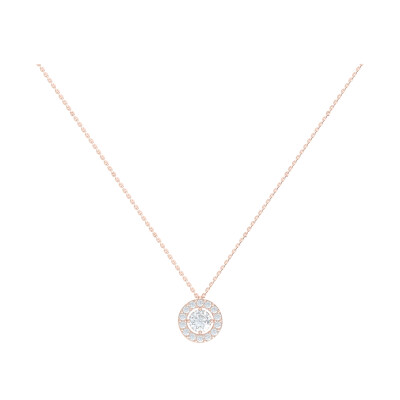 Collier 1897 en or rose, diamant et entourage diamants