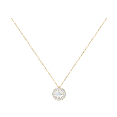 Collier 1897 en or jaune, diamant et entourage diamants