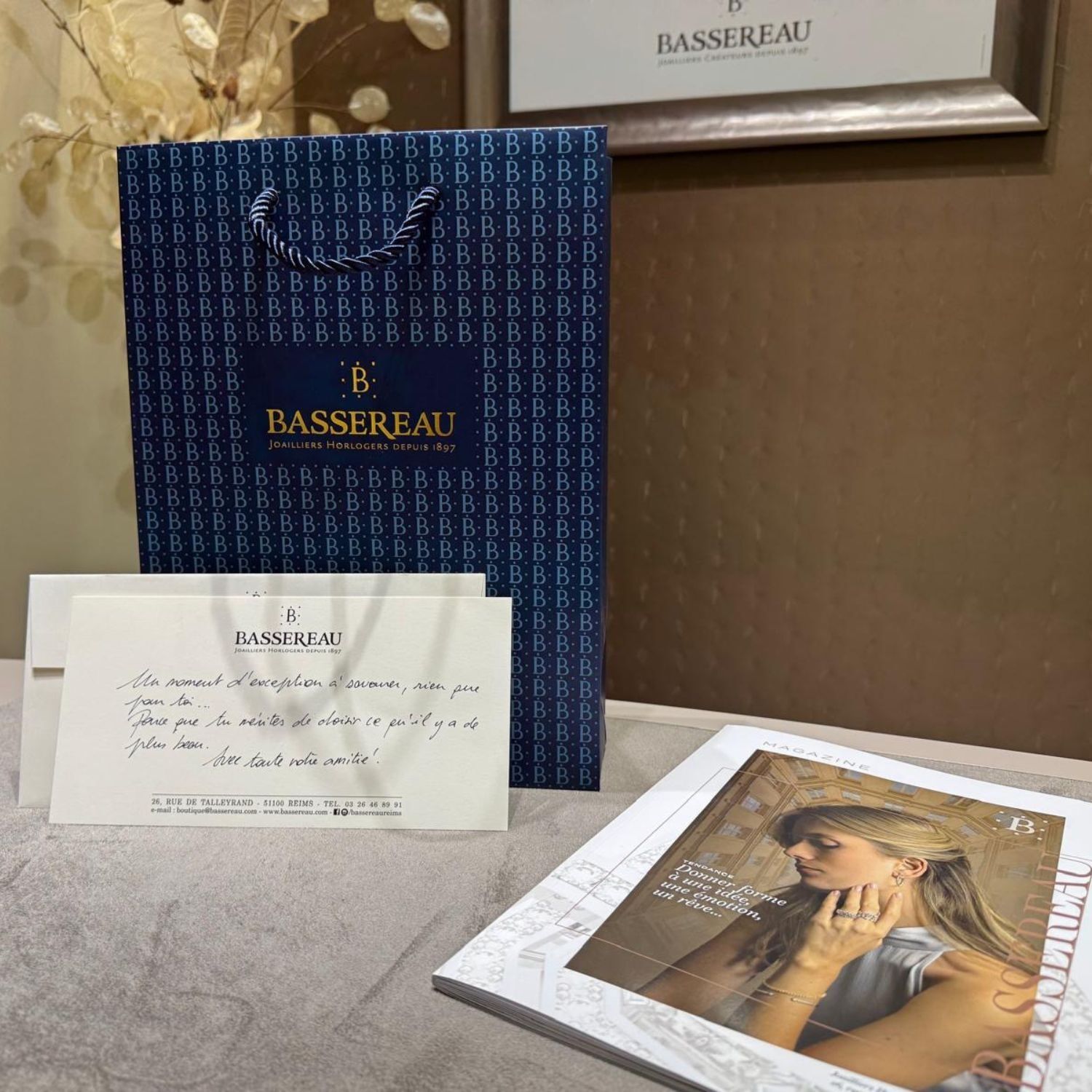 Carte cadeau BASSEREAU pour offrir un bijou ou un montre