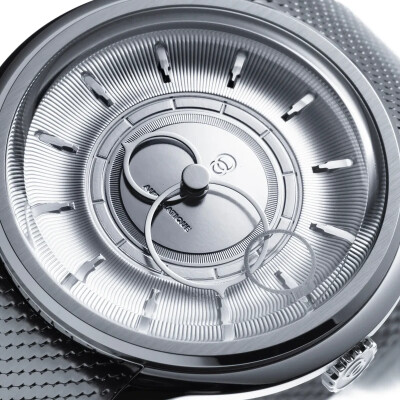 Montre BeauBleu La Pièce N.2 argent bracelet acier