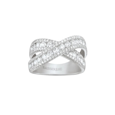 Bague 1897 en or blanc et diamants
