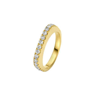 Bague SoHo en or jaune et diamants