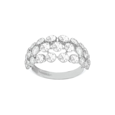 Bague Bulles en or blanc et diamants