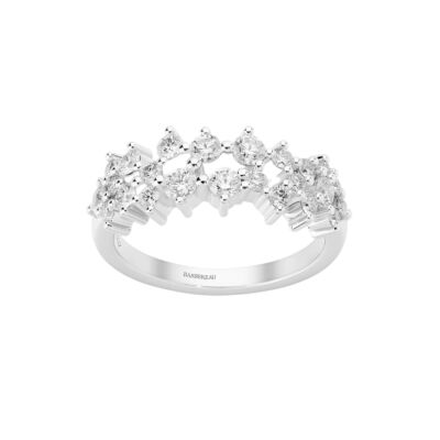 Bague Infini en or blanc et diamants