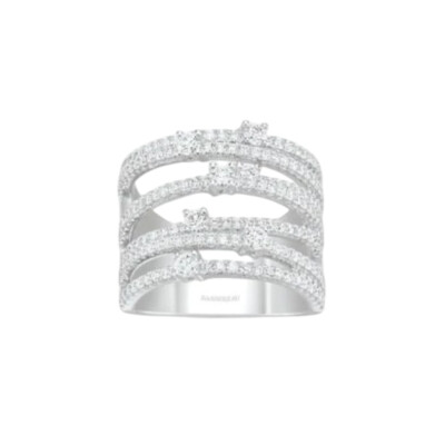 Bague Infini en or blanc et diamants