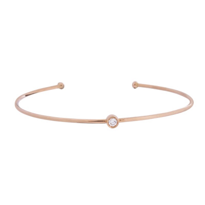 Bracelet Bulles en or rose et diamant